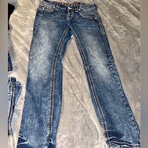 Men’s rock revival jeans like new